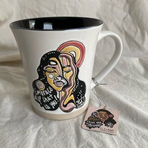 NWT Pink Lomein Eli & Ana EMBRACE ALL THAT IS YOU Coffee Mug Black History